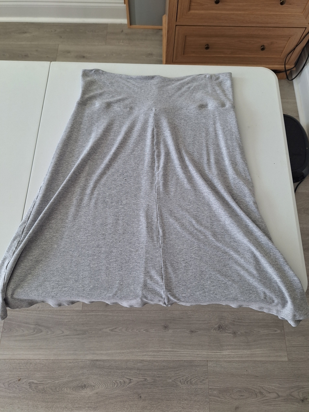 Yansi Fugel Light Grey Maxi Skirt